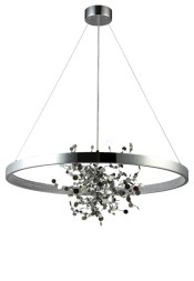 Подвесная люстра Crystal Lux GARDEN GARDEN SPLED+4 D800 CHROME