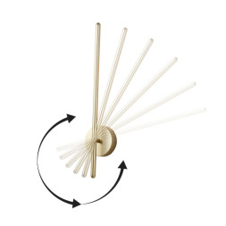 Бра Crystal Lux VERDE VERDE AP L500 GOLD