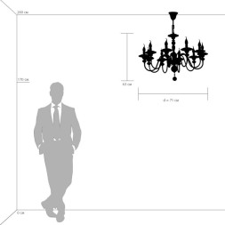 Подвесная люстра Lightstar Azzurro 699104