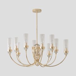 Люстра на штанге Crystal Lux SECRET SECRET SP10 GOLD