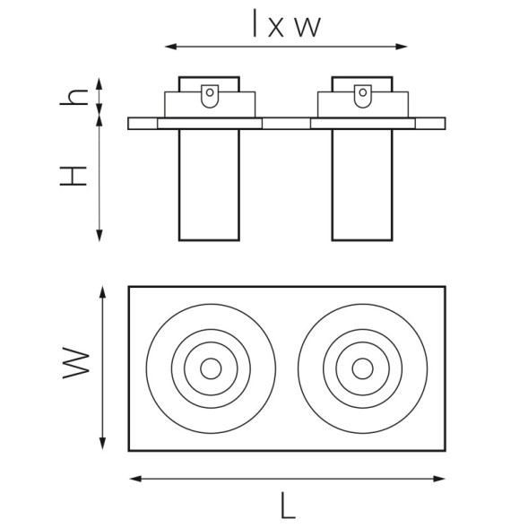 Встраиваемый точечный светильник Lightstar INTERO i527274