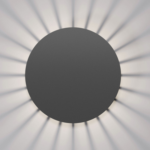 Уличный настенный светильник Elektrostandard Firenze 35178/D черный