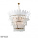 Подвесная люстра iLamp GRAMERCY 15602-19 ANB+CL