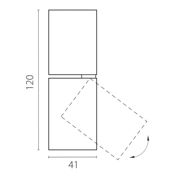 Точечный накладной светильник Lightstar Volta CCT 227003