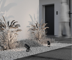 Уличный грунтовый светильник Maytoni Scope O025FL-01B