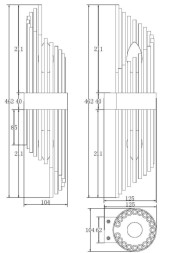 Бра Maytoni FRAME MOD174WL-02G