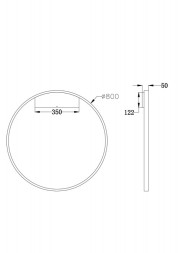 Бра Maytoni Rim MOD058WL-L50BS4K