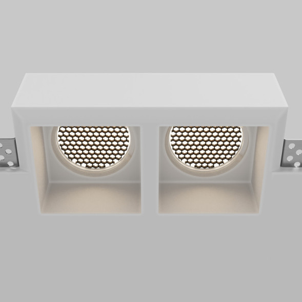 Встраиваемый светильник точечный Maytoni Technical Gyps Modern DL131-GU10-02-W