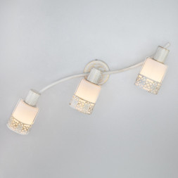 Спот Eurosvet Silvia 20025/3 белый с золотом