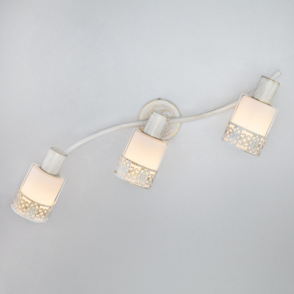 Спот Eurosvet Silvia 20025/3 белый с золотом