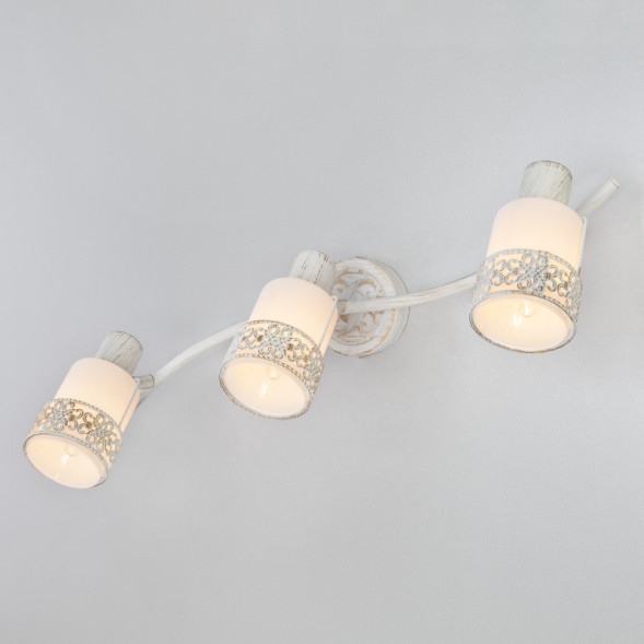 Спот Eurosvet Silvia 20025/3 белый с золотом