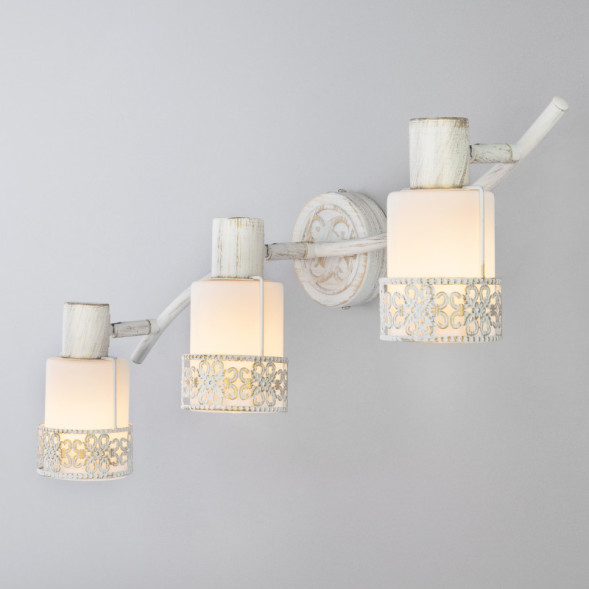 Спот Eurosvet Silvia 20025/3 белый с золотом