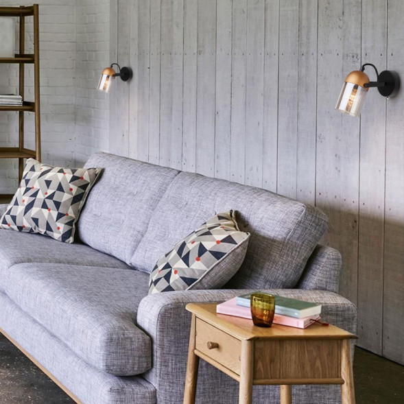 Спот Eurosvet MARS 20122/1 черный/золото