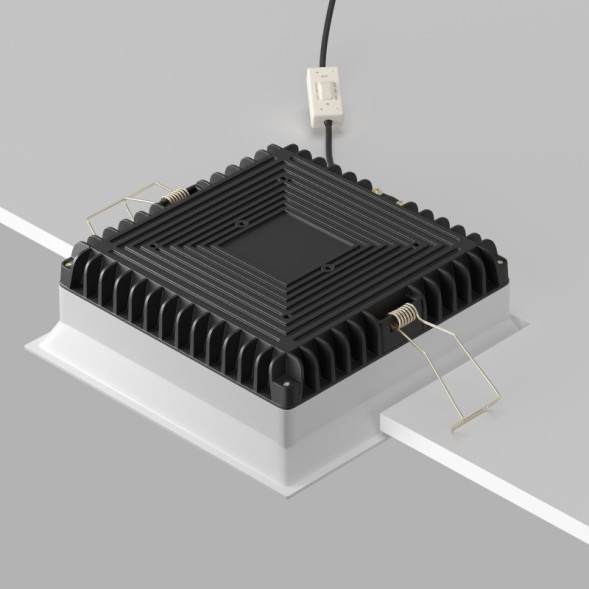 Точечный влагозащищенный светильник Maytoni Technical Okno DL056-24W3-4-6K-W