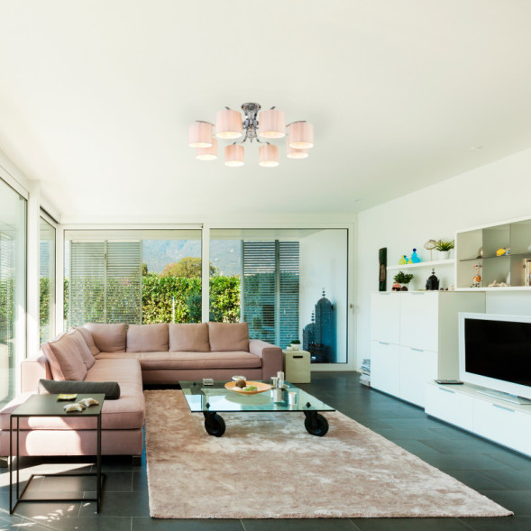 Люстра на штанге Eurosvet Shantel 60111/8 хром