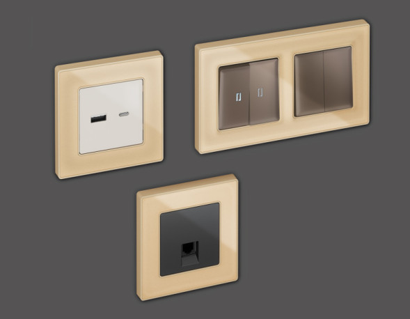 Рамка Ambrella Volt AF580601 ALFA Arctic