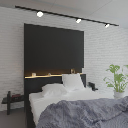 Светодиодный трековый светильник Elektrostandard Pila черный 12W 4200K (85078/01) однофазный