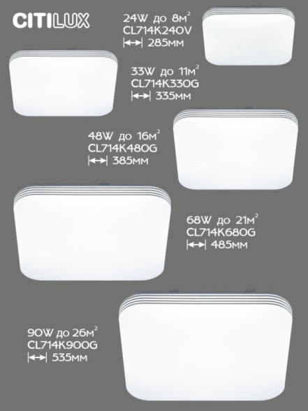 Потолочный светильник Citilux Симпла CL714K900G