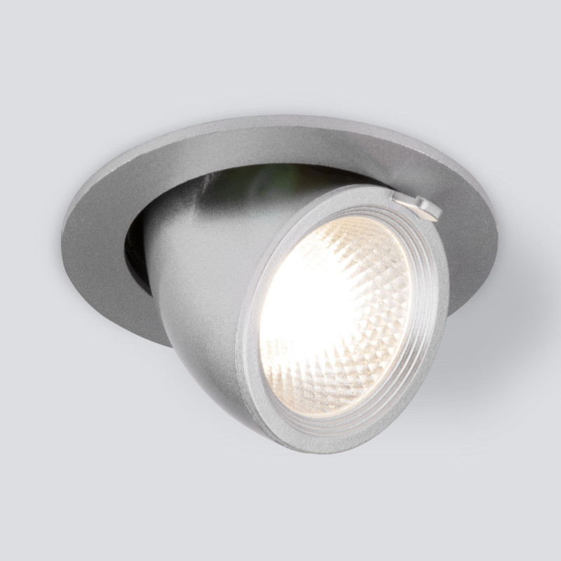 Встраиваемый точечный светильник Elektrostandard 9918 LED 9W 4200K серебро