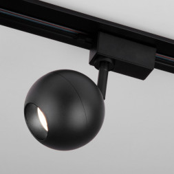 Светодиодный трековый светильник Elektrostandard Ball Черный 12W 4200K (LTB77) однофазный