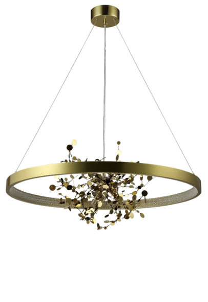 Подвесная люстра Crystal Lux GARDEN GARDEN SPLED+4 D800 GOLD