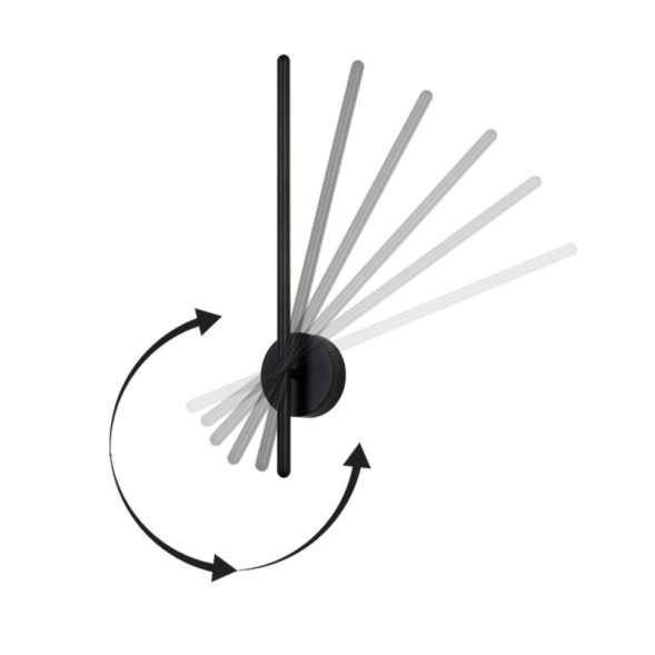 Бра Crystal Lux VERDE VERDE AP L700 BLACK