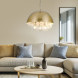 Подвесная люстра Eurosvet 30177 латунь Anait