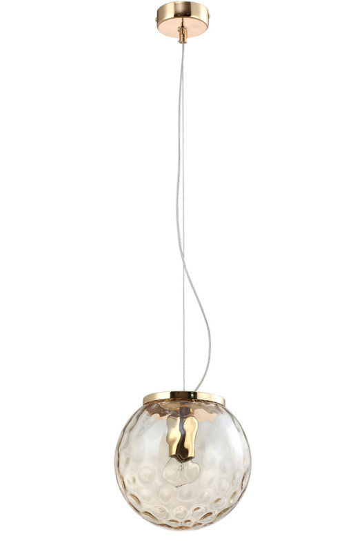 Подвесной светильник Crystal Lux MAYO MAYO SP1 D200 GOLD/AMBER