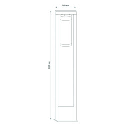 Садово-парковый светильник Gauss GD020 Clio