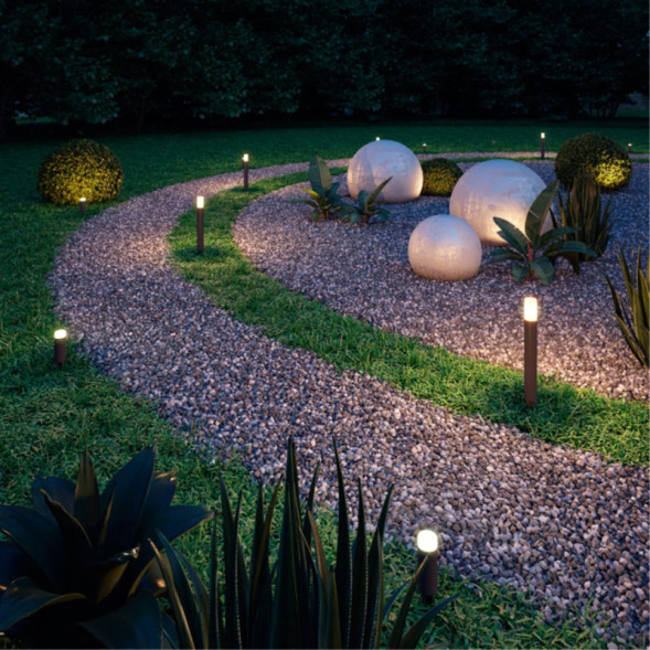 Уличный грунтовый светильник Novotech NOKTA 358180