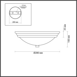 Потолочный светильник LUMION Kayla 5262/2C