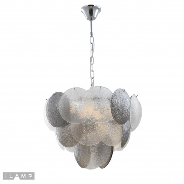 Подвесная люстра iLamp Rivoli 15617-9 CR+MULT