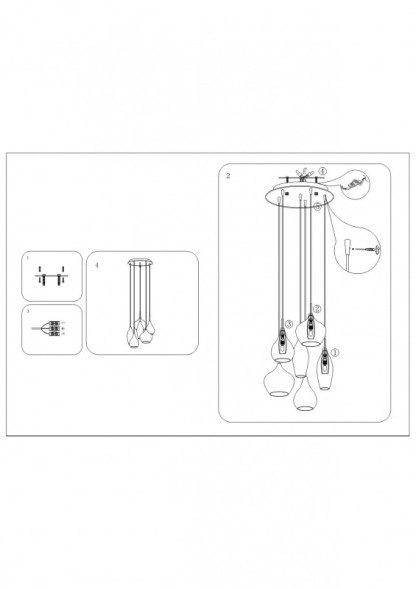 Подвесная люстра Lightstar Pentola 803063