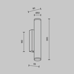 Бра MODELUX MS.101.300 AB