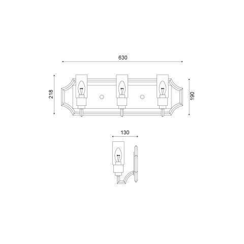 Бра Vele Luce ELSA VL4214W03