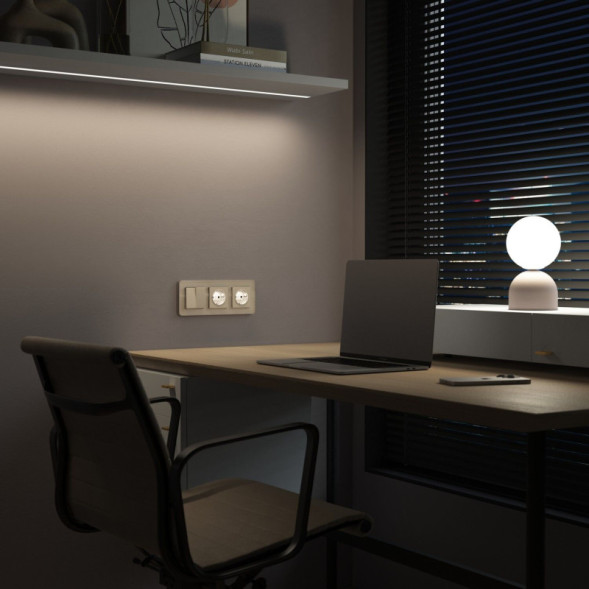 Розетка Werkel W1171462 айвори матовый