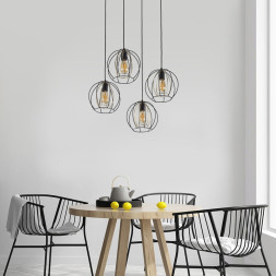Подвесная люстра TK Lighting Jaula 6598