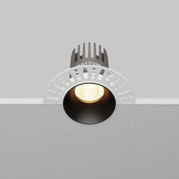 Точечный встраиваемый светильник Maytoni Technical dip DL119-10W-3K-TRS-B