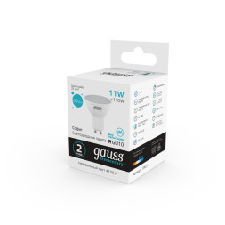 Светодиодная лампа Gauss 13621 11W 220V 850lm GU10 белый (дневной)