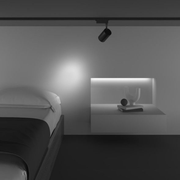 Светодиодный трековый светильник Maytoni Technical Vuoro TR003-1-10W3K-S-B