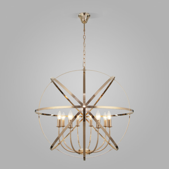 Подвесная люстра Eurosvet SANTI 60139/8 золото