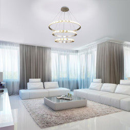 Подвесной светильник Eurosvet Chain 90163/3 сатин-никель