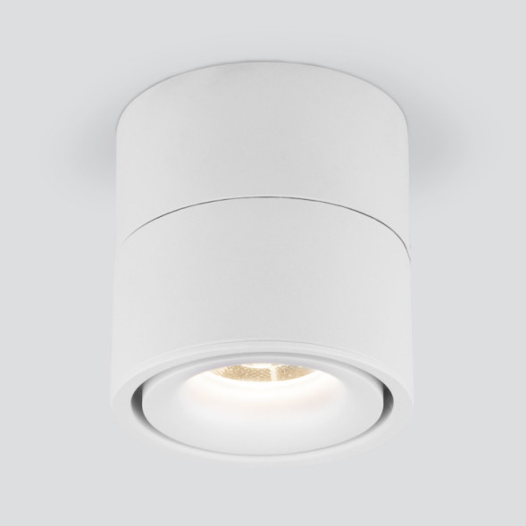 Накладной точечный светильник Elektrostandard DLR031 15W 4200K 3100 белый матовый