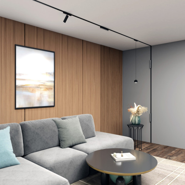 Магнитный трековый светильник Denkirs AIR GRILL DK5335-BK