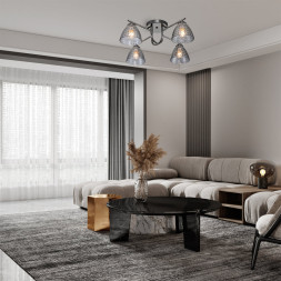 Потолочная люстра Escada ADONIS 659/4PL Black