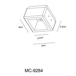 Встраиваемый точечный светильник ARTE Lamp A9284PL-1WH