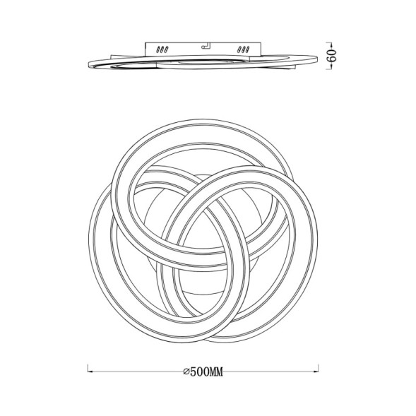 Потолочная люстра Escada 10243/3LED