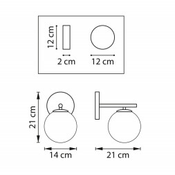 Бра Lightstar CROCO 815513