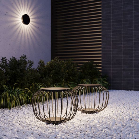 Уличный настенный светильник Elektrostandard Firenze 35178/H черный