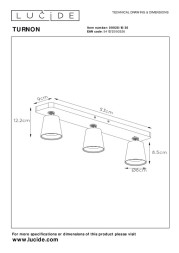 Спот LUCIDE TURNON 09928/15/30